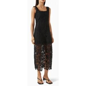 NEW WAIMARI KIM Maxi Dress Size Small D342LCB Black (Retail $425)